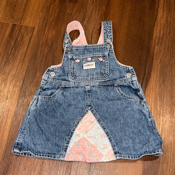 OshKosh B'gosh Other - Vintage Y2K Oshkosh Denim Skirtall Baby 18 Months